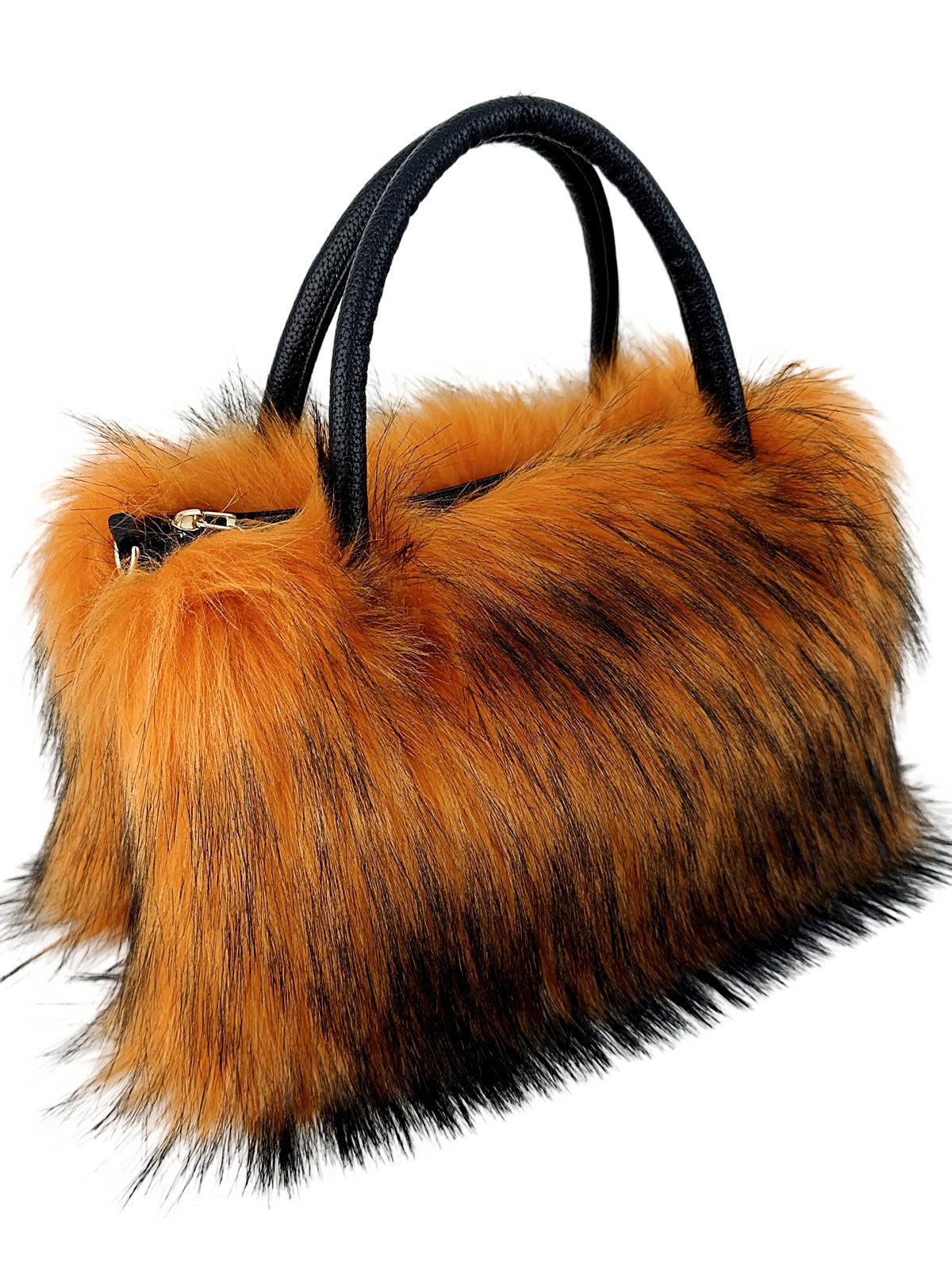 Trendy chain crossbody bag fashionable fur bag