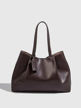 Fashion handbag commuter large capacity high-quality texture tote bag