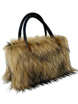 Trendy chain crossbody bag fashionable fur bag