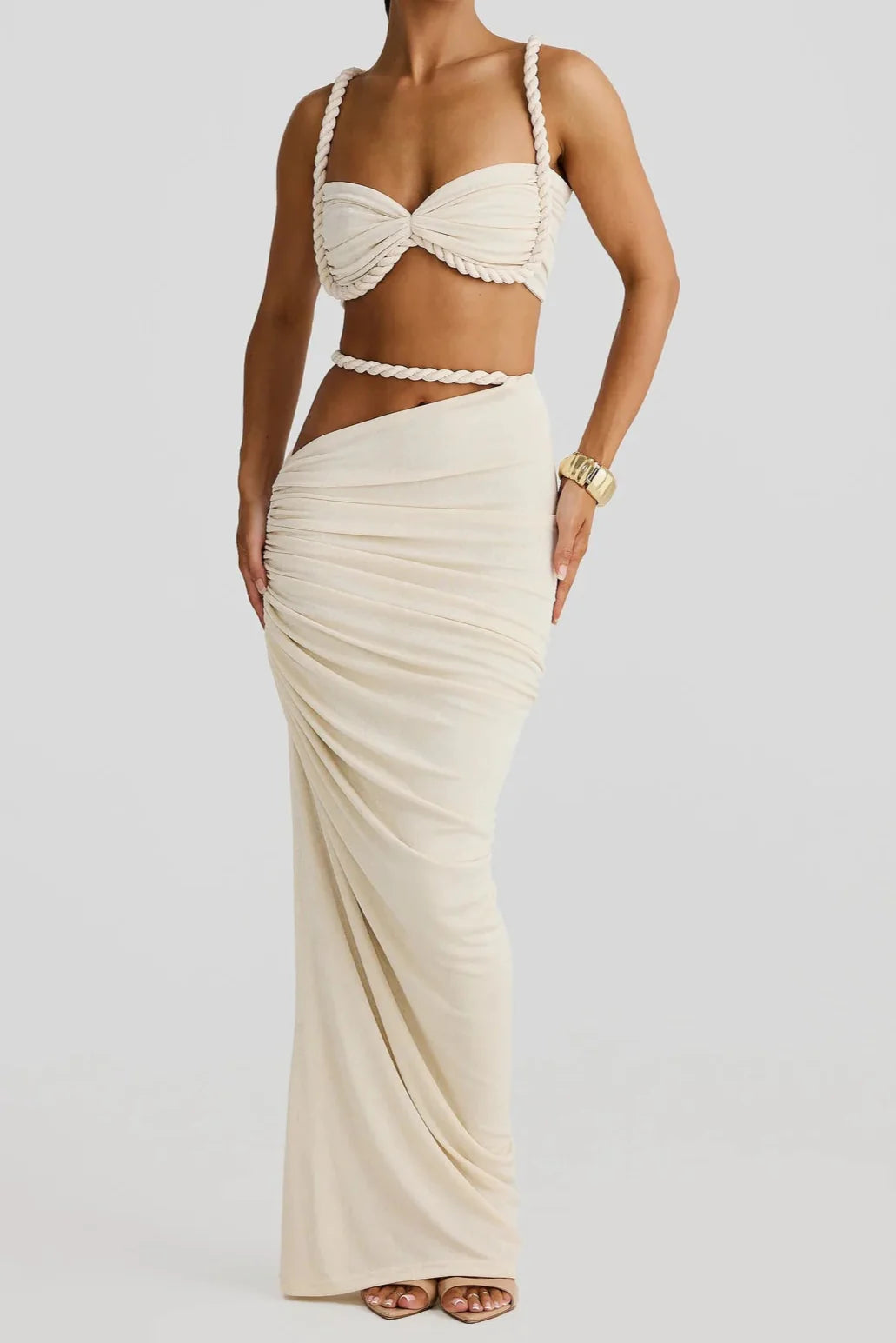 Zenaya Skirt - Pearl Marble