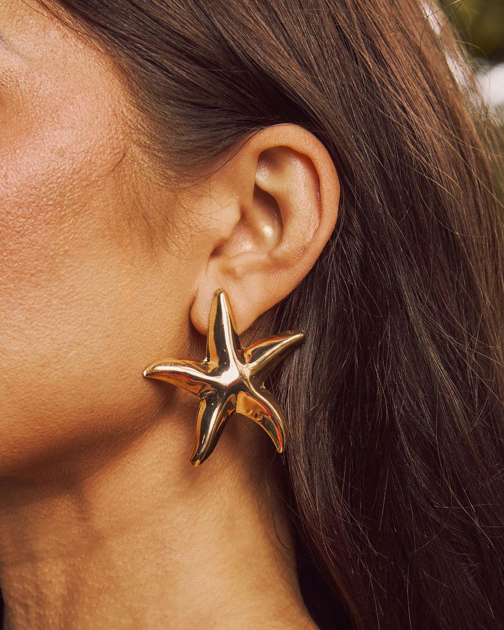 Norah Starfish Stud Earrings