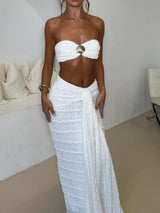 Shell swimsuit two piece set