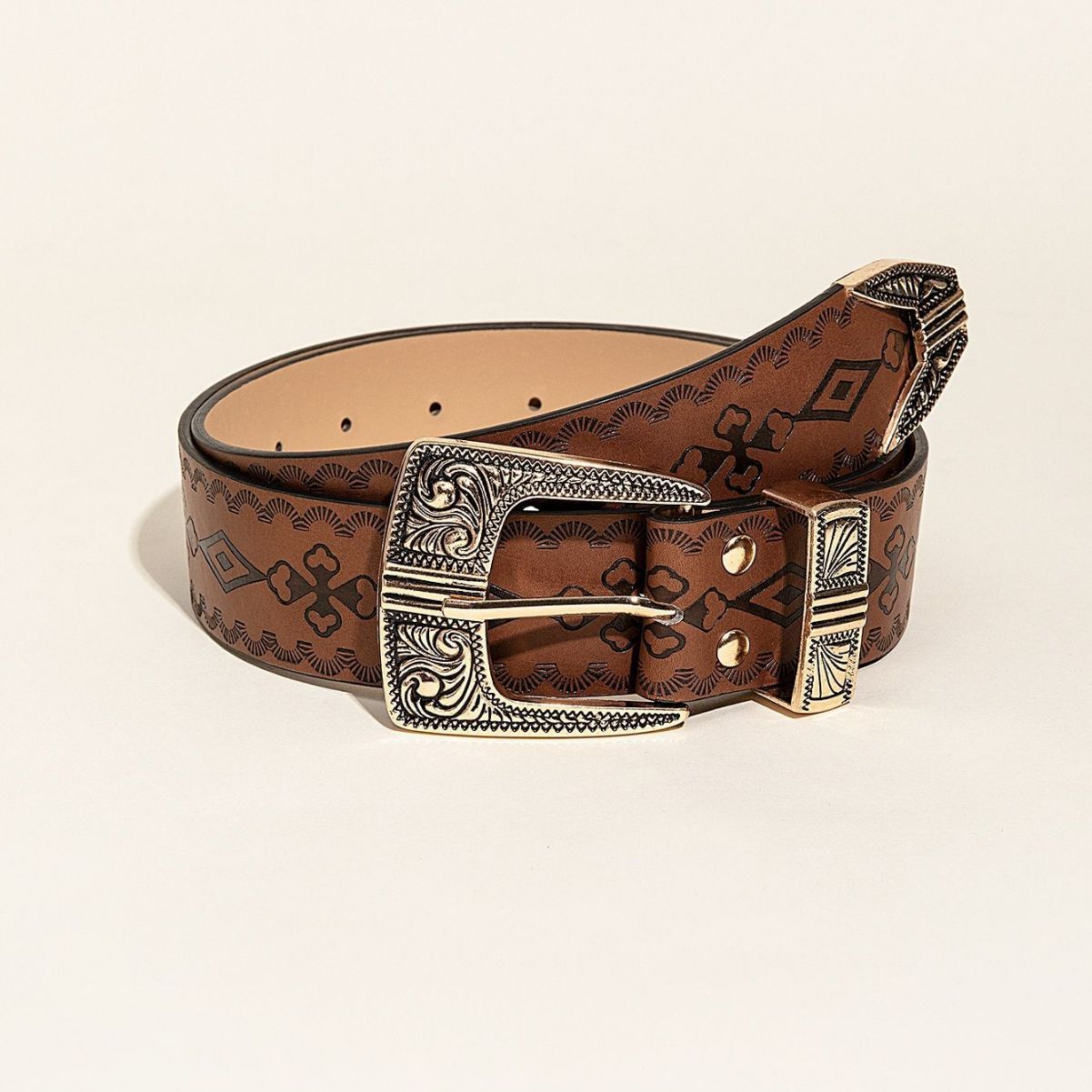 Women's Fashion Western Style Patterned Belt