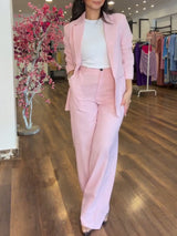 Pink Elegant and Modern Two-piece Suit
