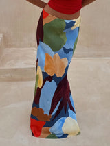 Abstract Geometric Pattern Skirt